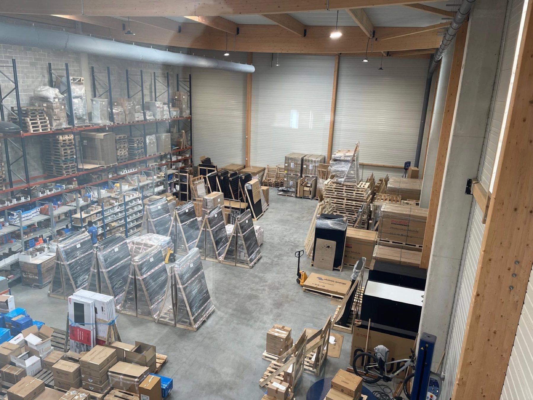 Vue d'ensemble de la plateforme logistique de Moissy-Cramayel